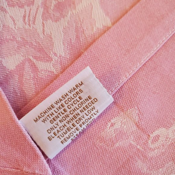 Williams Sonoma Fabric Placemats, set of 2, Pink Roses, Floral - Picture 5 of 5